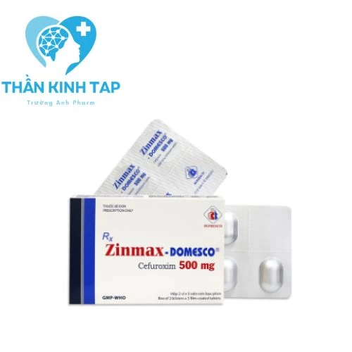 Zinmax-Domesco 500 mg - Thuốc điều trị nhiễm khuẩn hô hấp